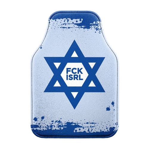 Fck Israel | Car Mat